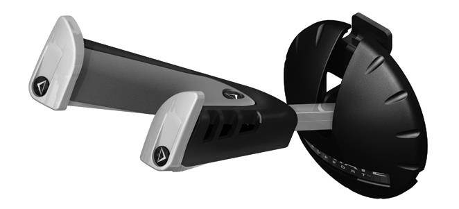 ultimate support gs10 pro genesis series adjustable professional guitar hanger with selfclosing security gates