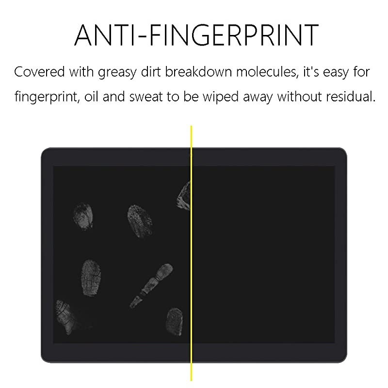 2-Pack Tempered Glass Screen Protector Compatible with Yuntab K107/K17, BENEVE 10.1, Dragon Touch K10 10.1, YELLYOUTH/BEISTA 10.1, Winsing/Lectrus 10, GIMTVTION PT107, Plum Optimax 10