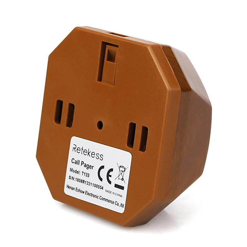 T133 Wireless Call Button Guest Call Waiter System Server Call Paging System Waiter Caller for Church Nursery Clinic Home for T128 and T114