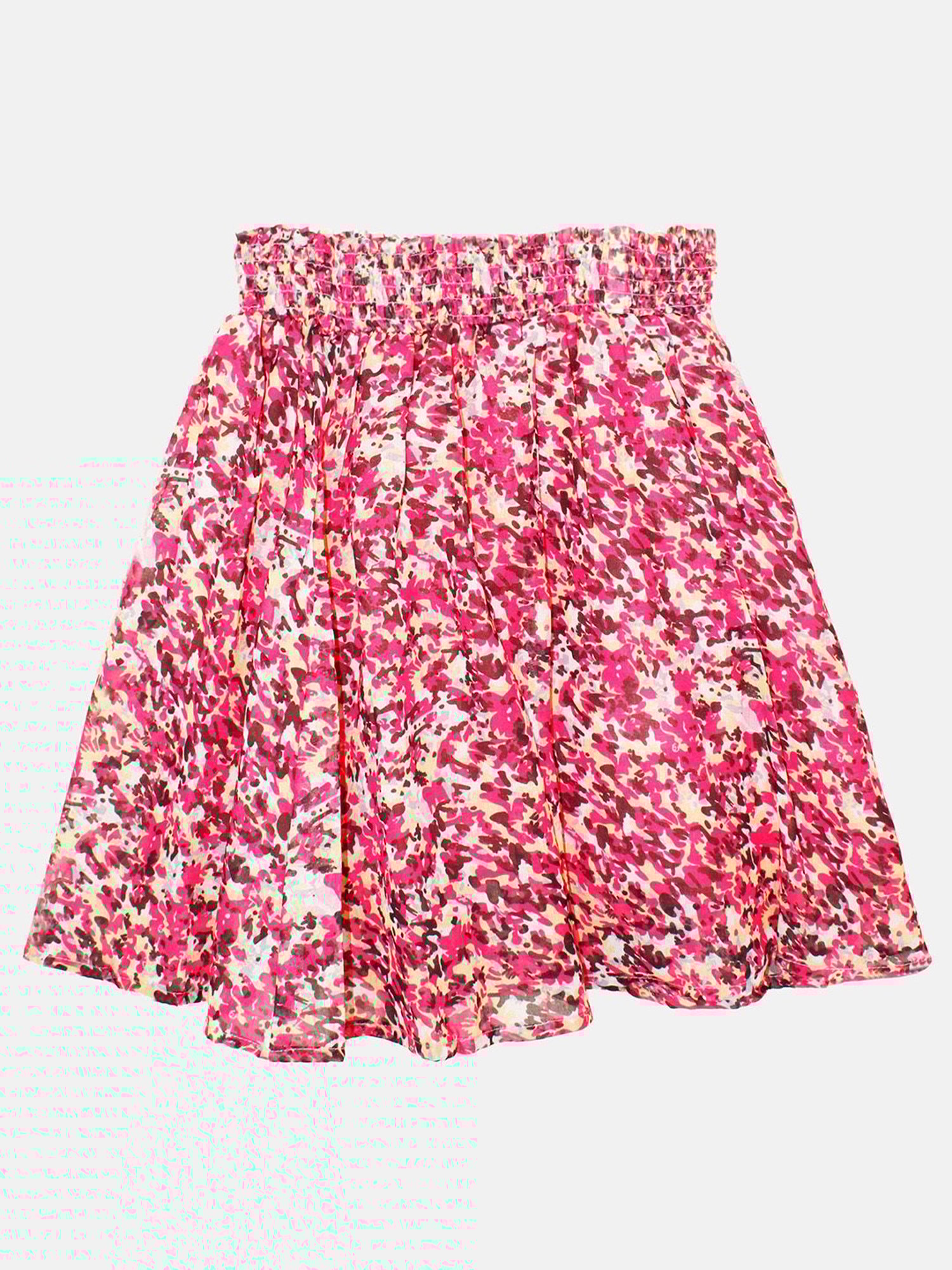 Kiddopanti Kids Multicolor Printed Skirt