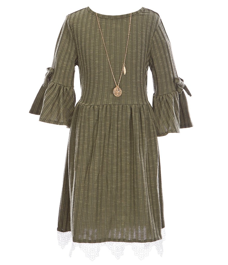 Rare Editions Big Girls 7-16 Tie-Dye Pleated Chiffon Maxi Dress