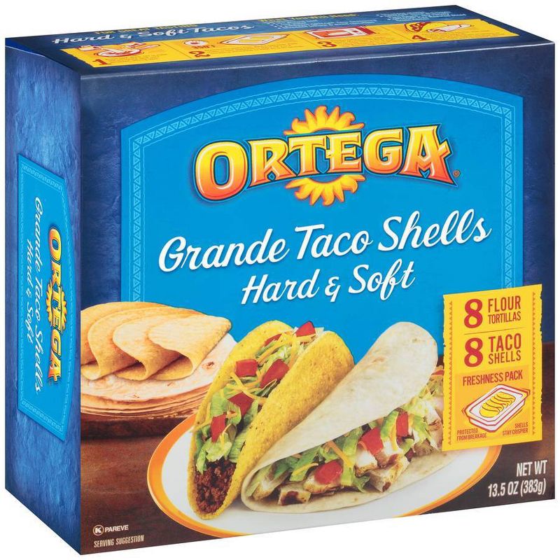 Ortega Hard & Soft Taco Grande Dinner Kit - 21.3oz