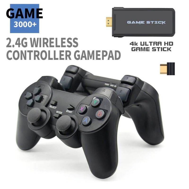 Portable 4K TV Video Game Console With 2.4G Wireless Controller Support CPS PS1 Classic Games Retro Game Console