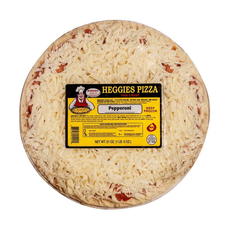 Heggies Pepperoni Frozen Pizza - 21oz