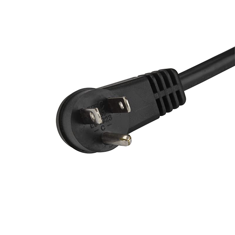 com Power Cord 6 ft 2m NEMA 515P to C13 Power Cord Right Angle Computer Power Cord Power Cable Power Supply Cord