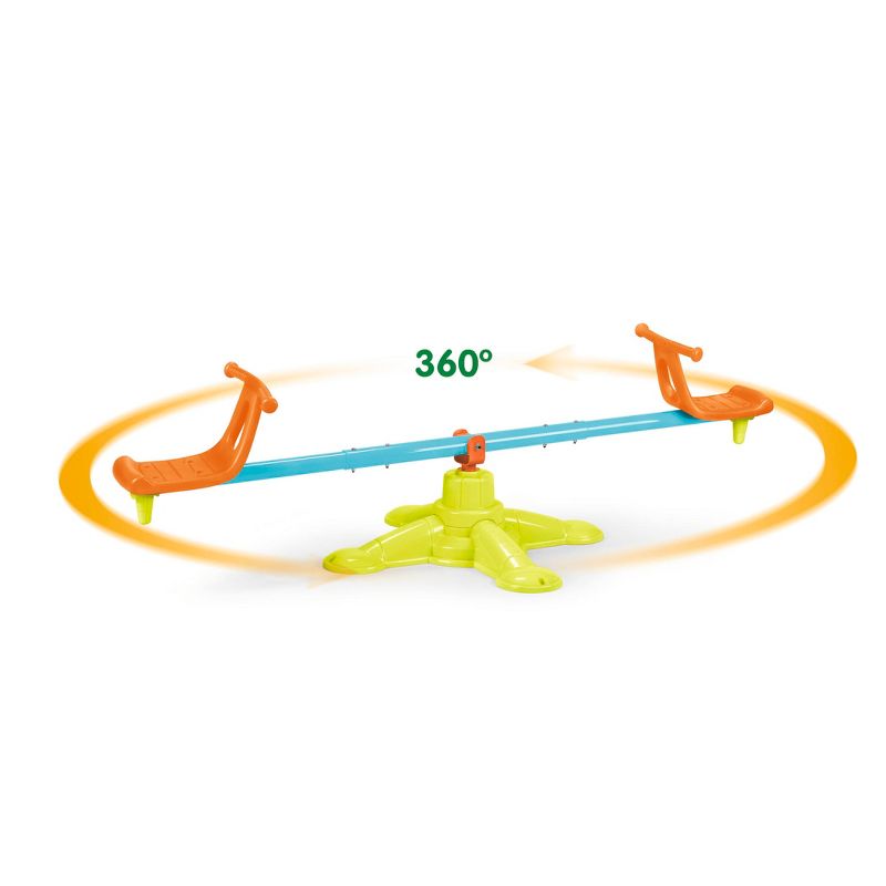 ECR4Kids Spinner Seesaw - Spinning 360 Degree Teeter-Totter for Kids for Backyard or Playground