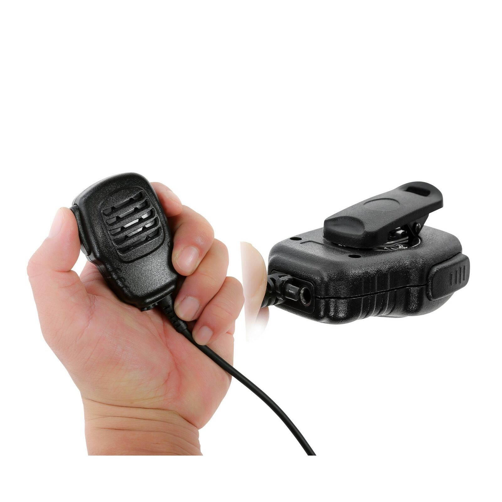 Listen only Earpiece with Speaker Mic for Relm RPV3000 RPV3600 RPU3000