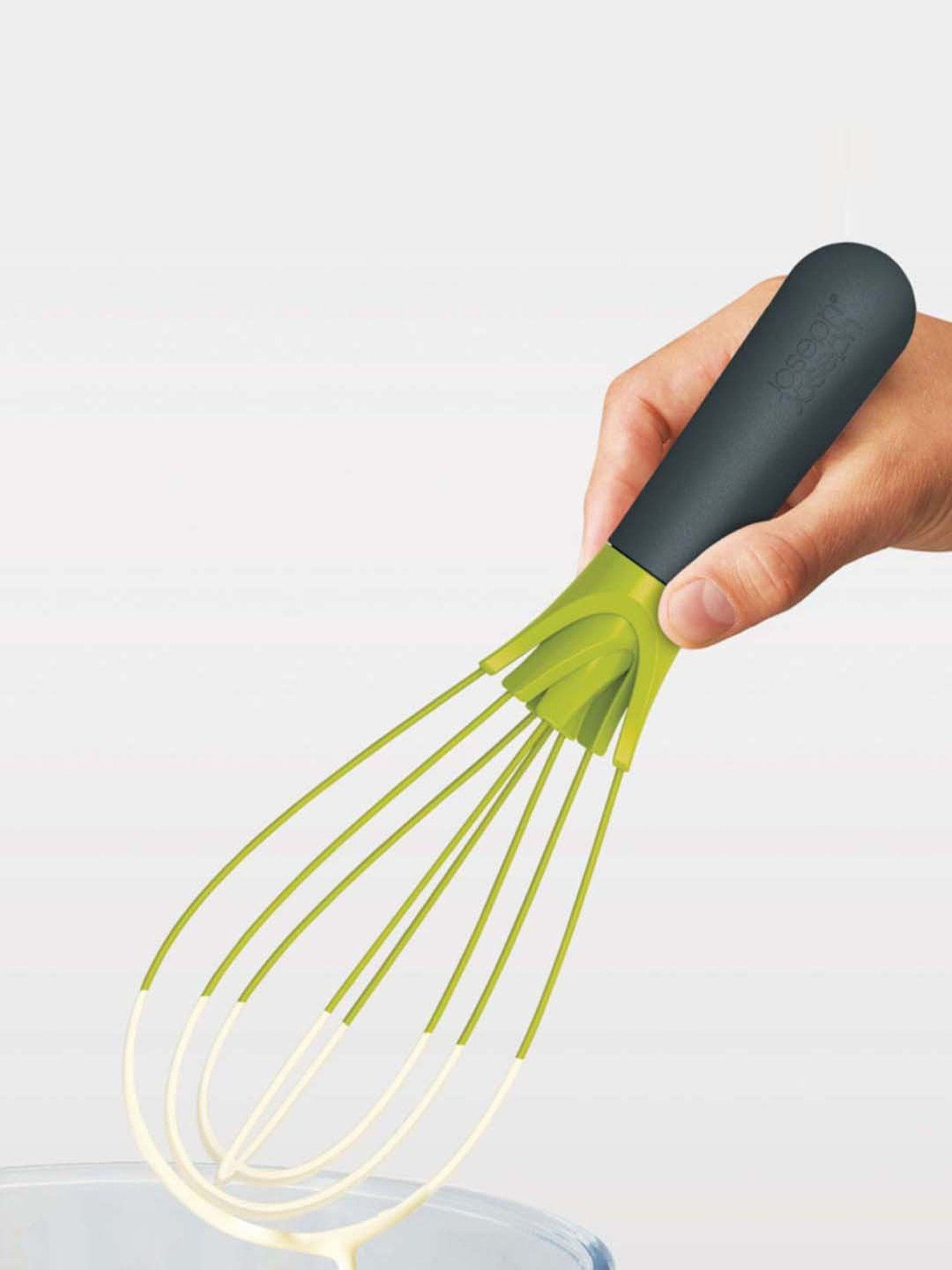 JOSEPH JOSEPH Green Plastic 9 cm Twist Whisk - Set of 1