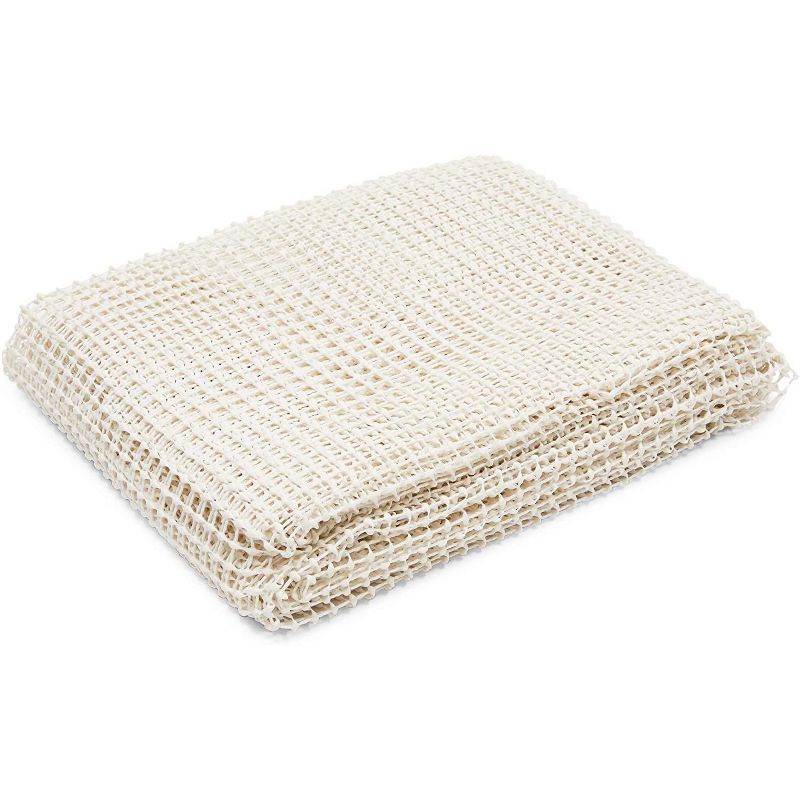 Okuna Outpost No Slip Area Rug Grip Pad for Floors, White (5 x 8 Feet)