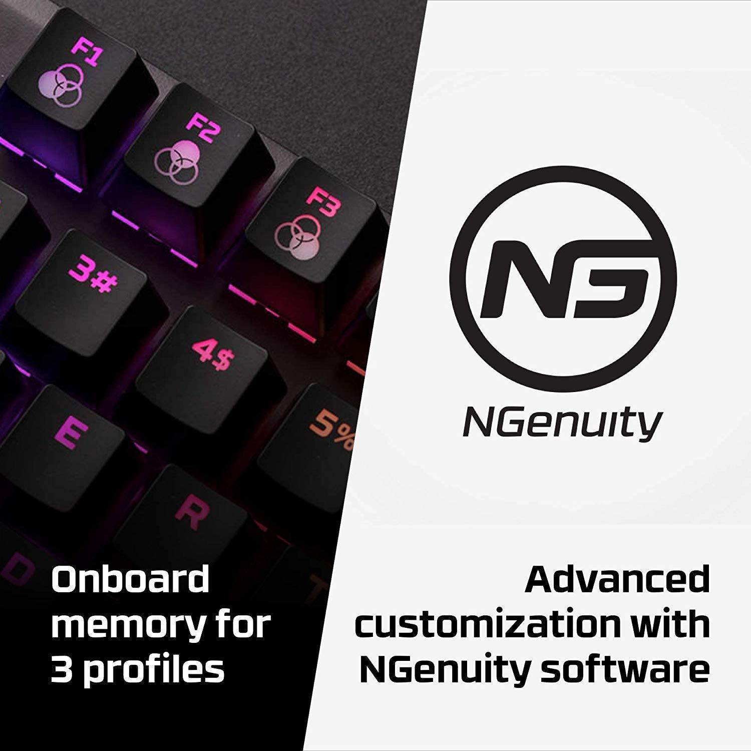 HyperX QuadCast - USB Condenser Gaming Microphone and HyperX Alloy FPS RGB - Mechanical Gaming Keyboard