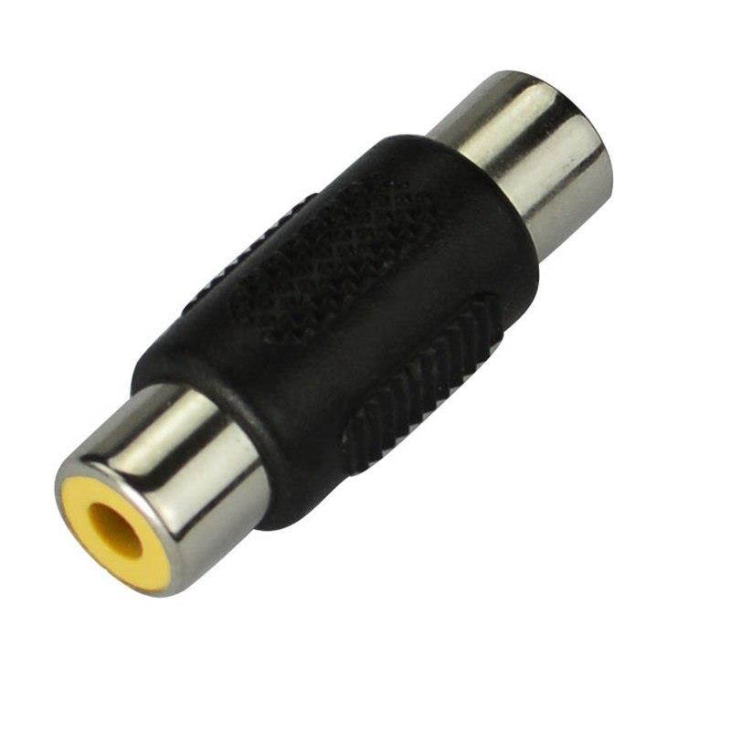 RCA adapter RCA Jack female to RCA Jack female straight connector adapter