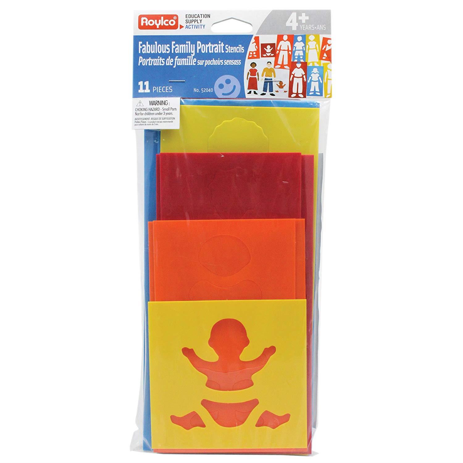 Roylco Fabulous Portrait Stencils