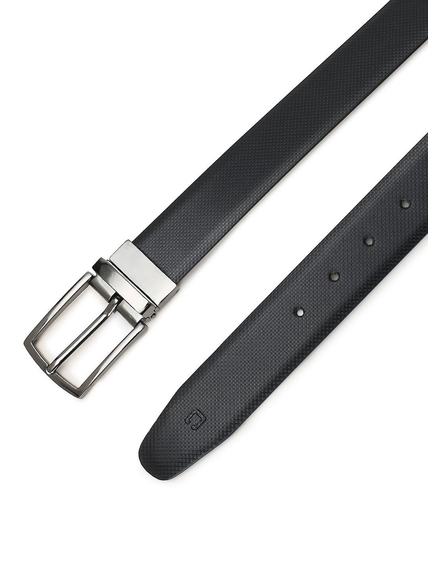 Crusset Black Formal Belt for Men