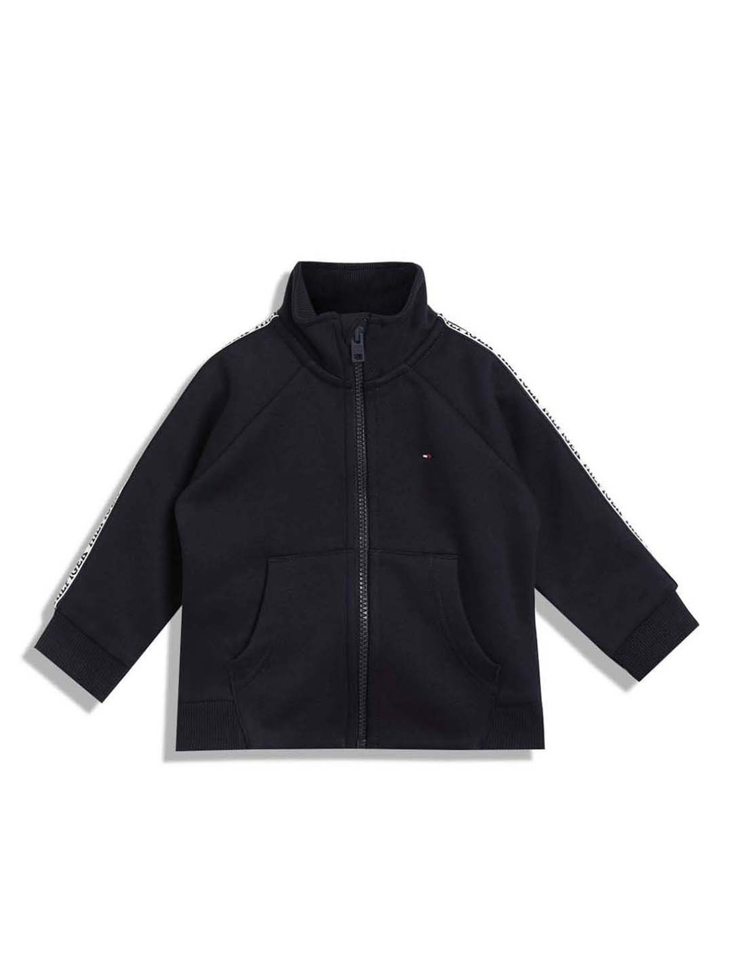 Tommy Hilfiger Kids Navy Solid Full Sleeves Sweatshirt