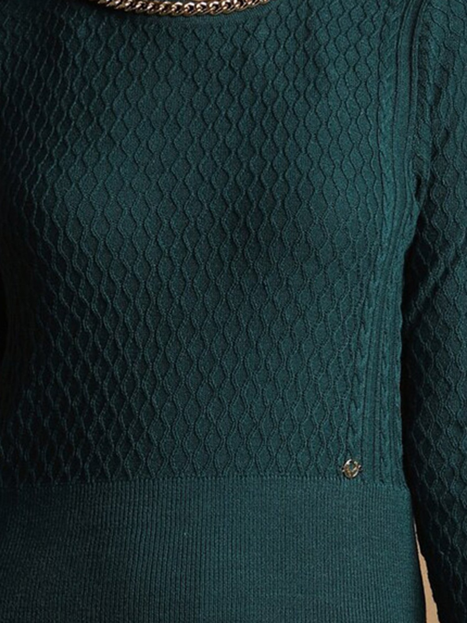 Allen Solly Green Regular Fit Top