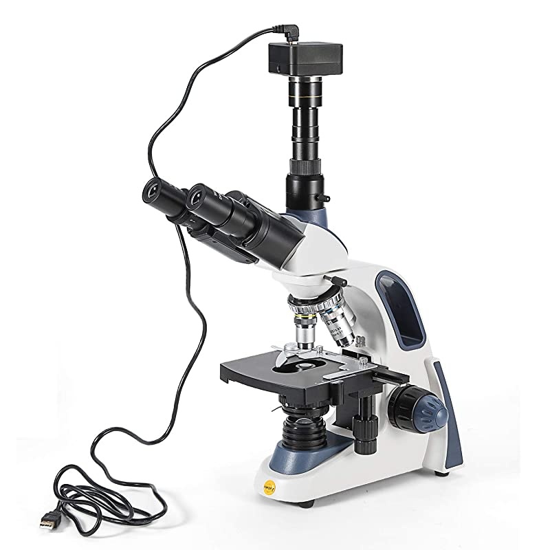 cam 10 Megapixel Camera for Microscopes, with Reduction Lens, Calibration Kit, Eyetube Adapters, and USB 3.0 Cable, Compatible with Windows/Mac/Linux