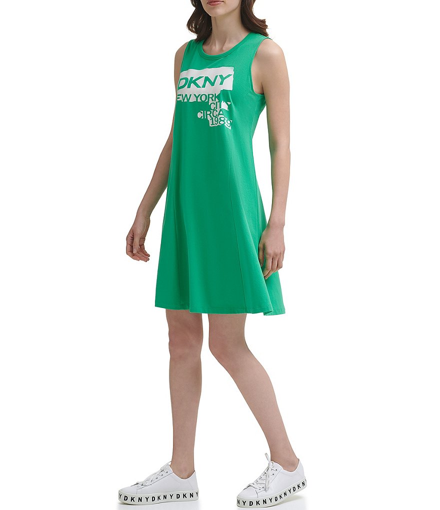 DKNY Graffiti Logo Dress