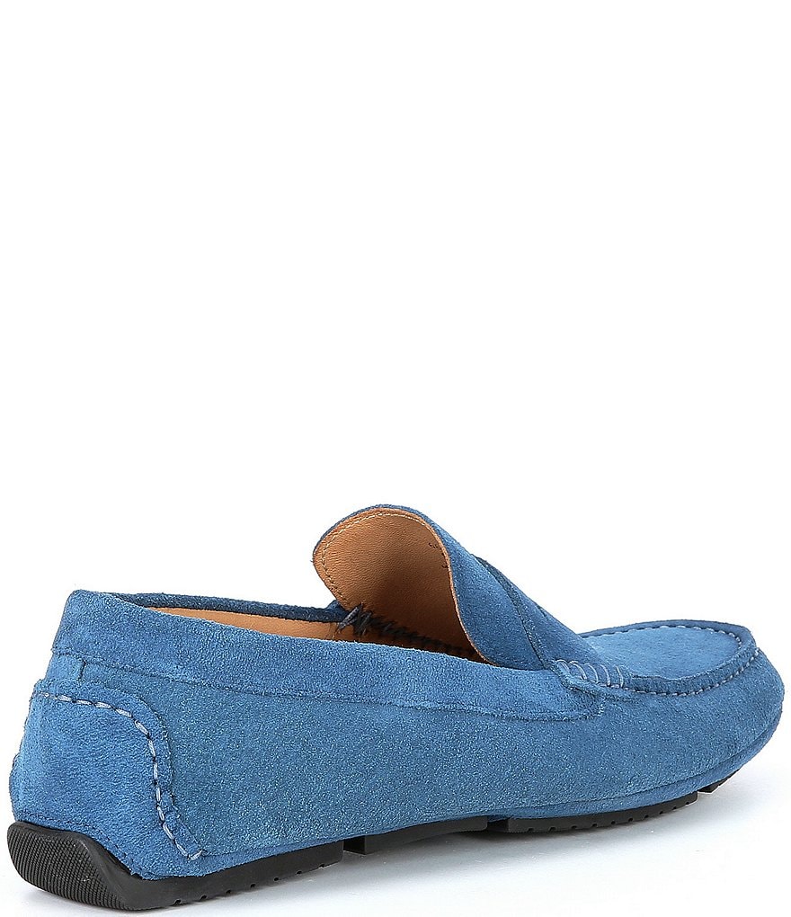 Flag LTD. Men's Morgan Suede Leather Penny Loafer Moccasins