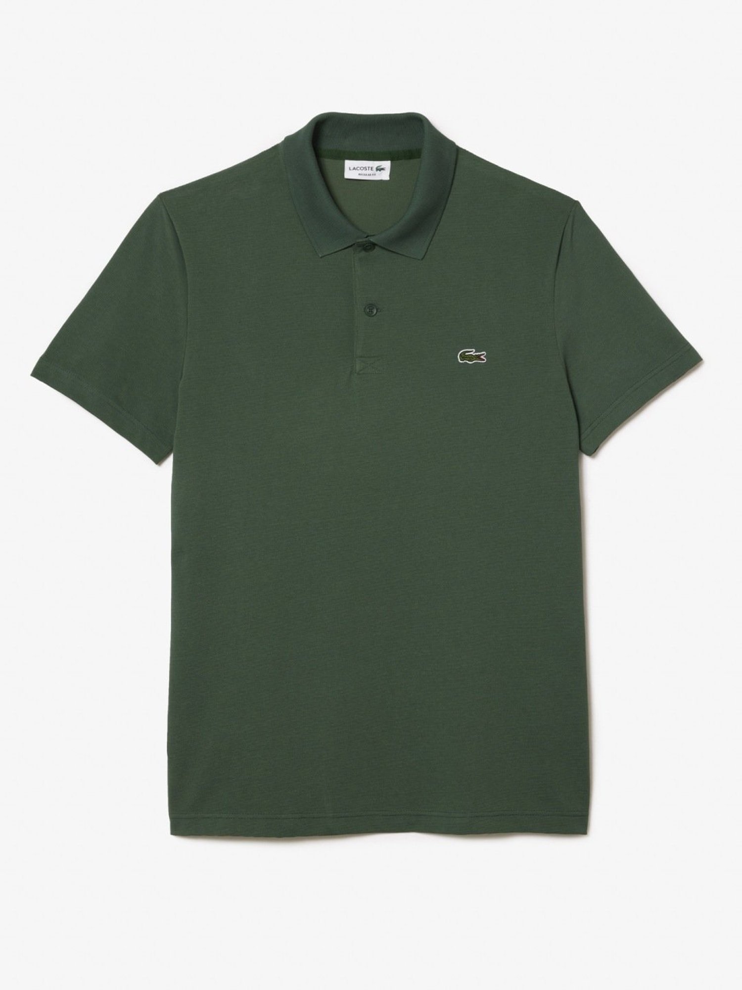 Lacoste Green Cotton Regular Fit Polo T-Shirt