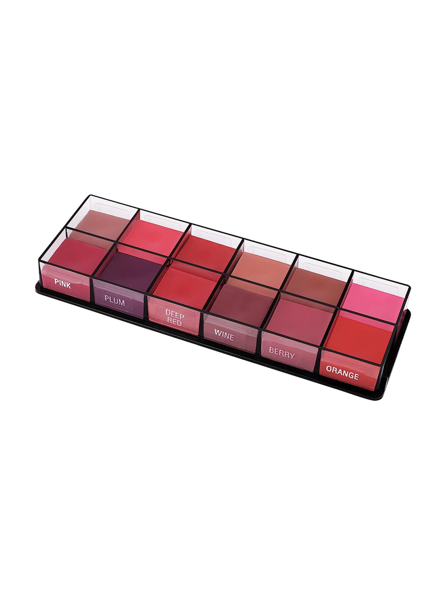 Star Cosmetics 12 Shades Lush Lip Palette Lipstick - 72 gm