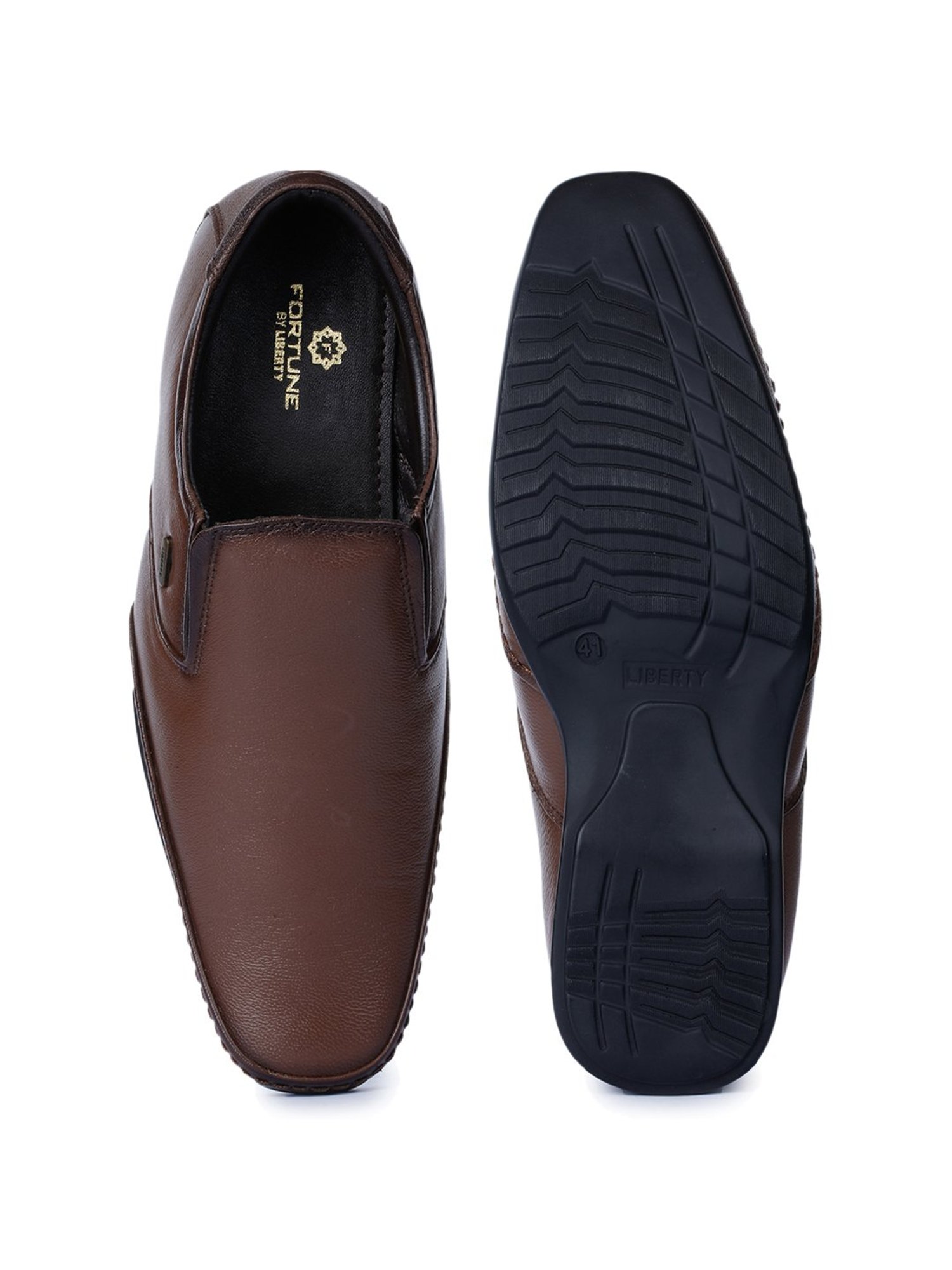 Fortune by Liberty Men's Brown Formal Slip-Ons