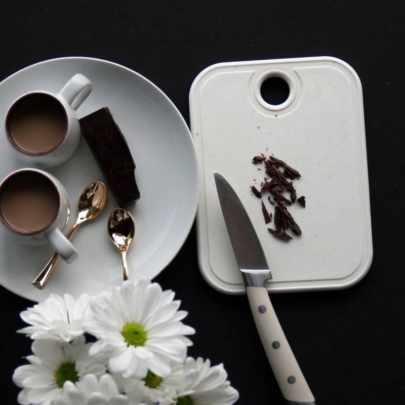 Architec Our Original Gripper Cutting Board  5"x7" White