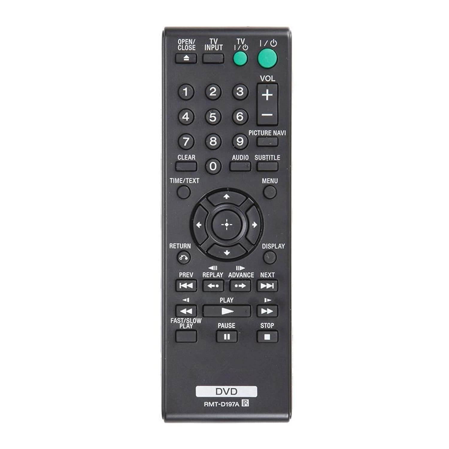 Generic replaced remote control RMT-D197A fit for Sony DVD Player DVPSR201P DVPSR210P DVPSR405P DVPSR510H