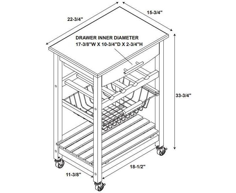 Sunrise Kitchen Island with American Maple Top White/Natural - Flora Home