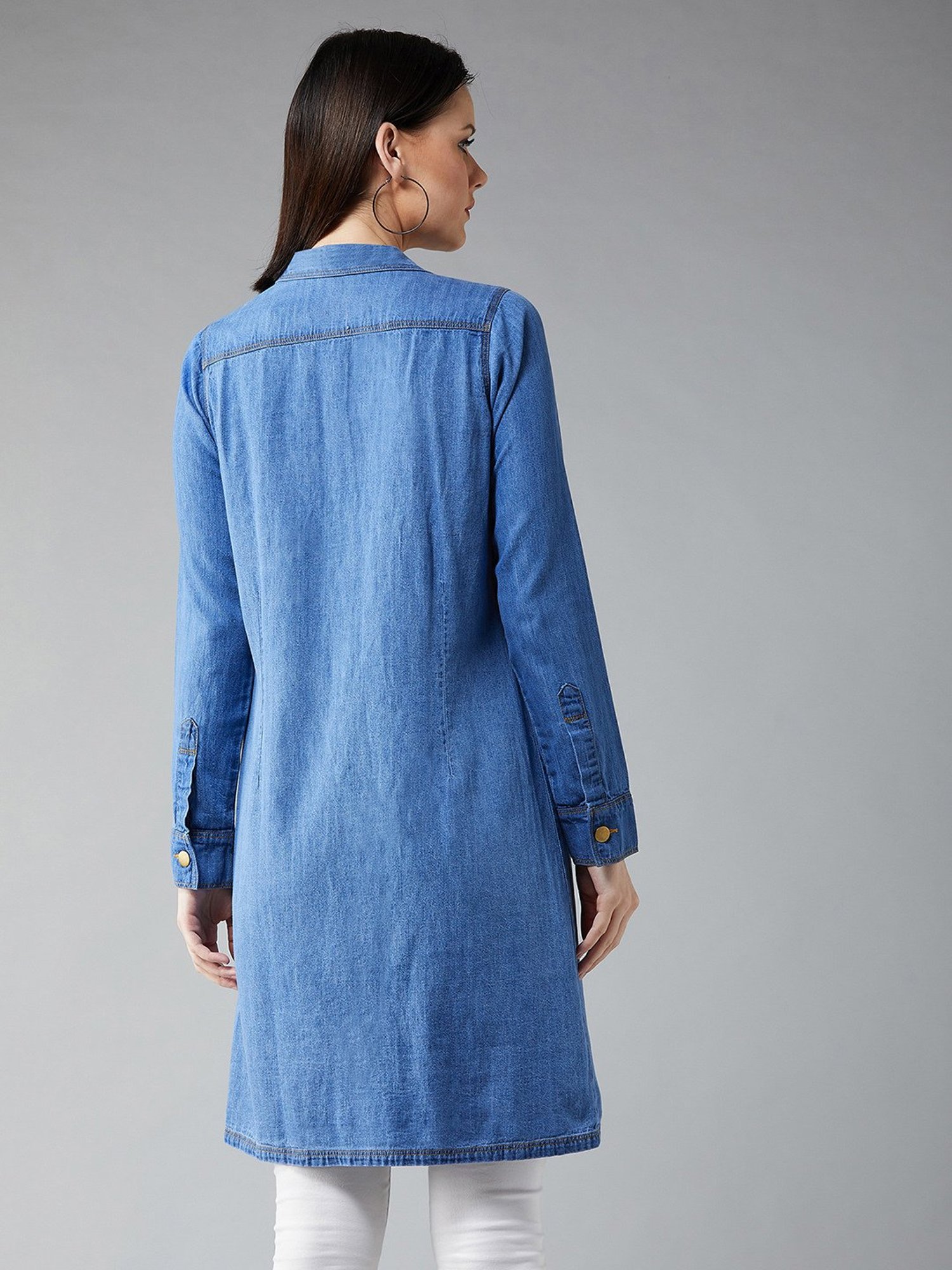 Akkriti by Pantaloons Off-White Self Pattern Shrug