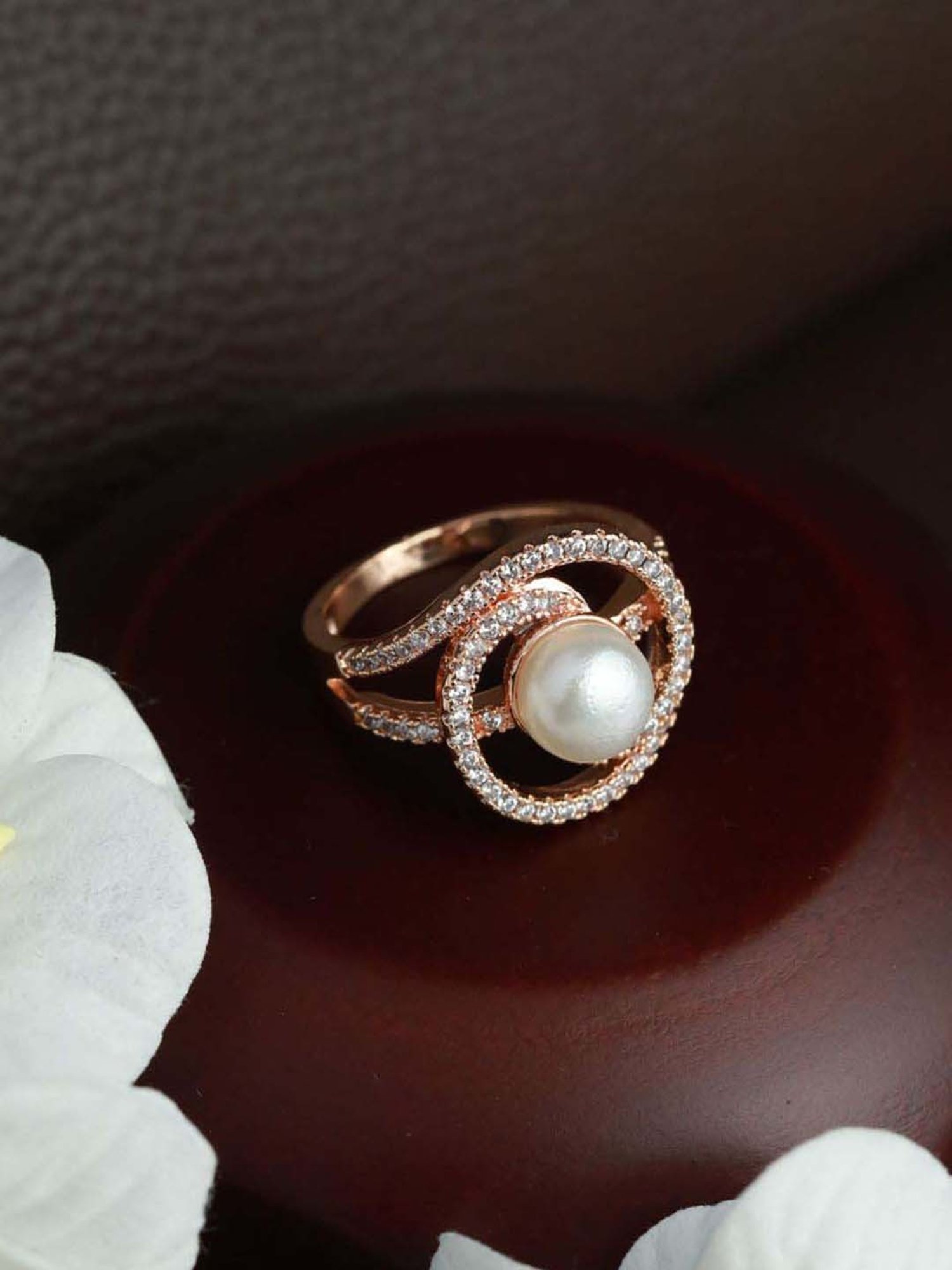 Sohi Silver-Plated Statement Ring