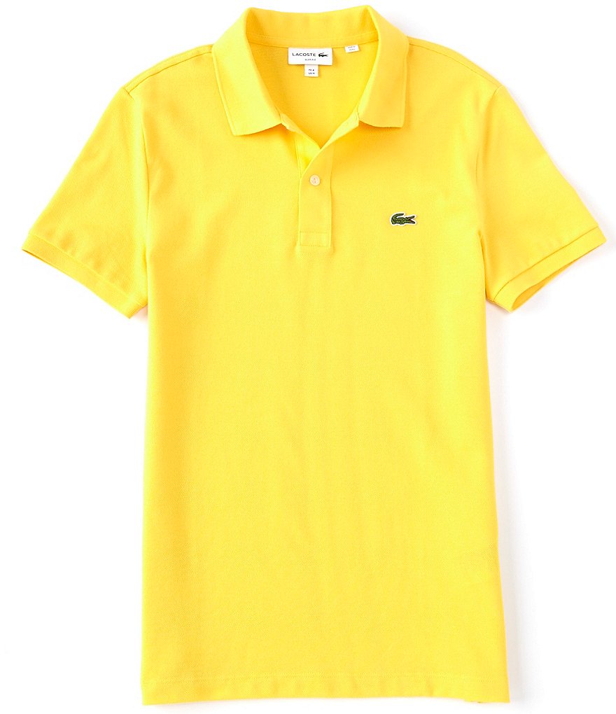 Lacoste Slim-Fit Pique Short-Sleeve Polo Shirt