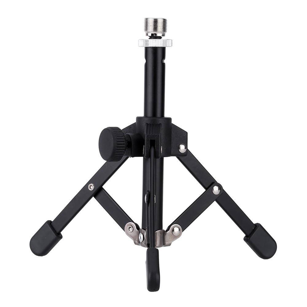 ammoon MS-12 Mini Foldable Desktop Tabletop Tripod Microphone Mic Stand Holder