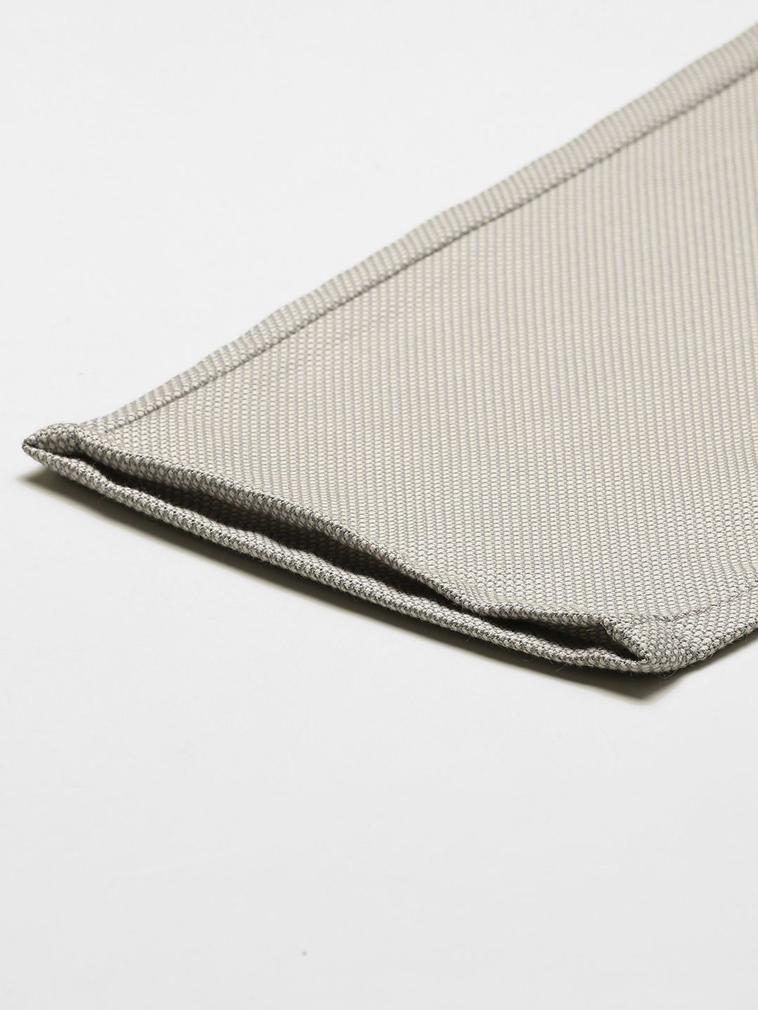 Sojanya Grey Cotton Regular Slim Fit Self Pattern Flat Front Trousers