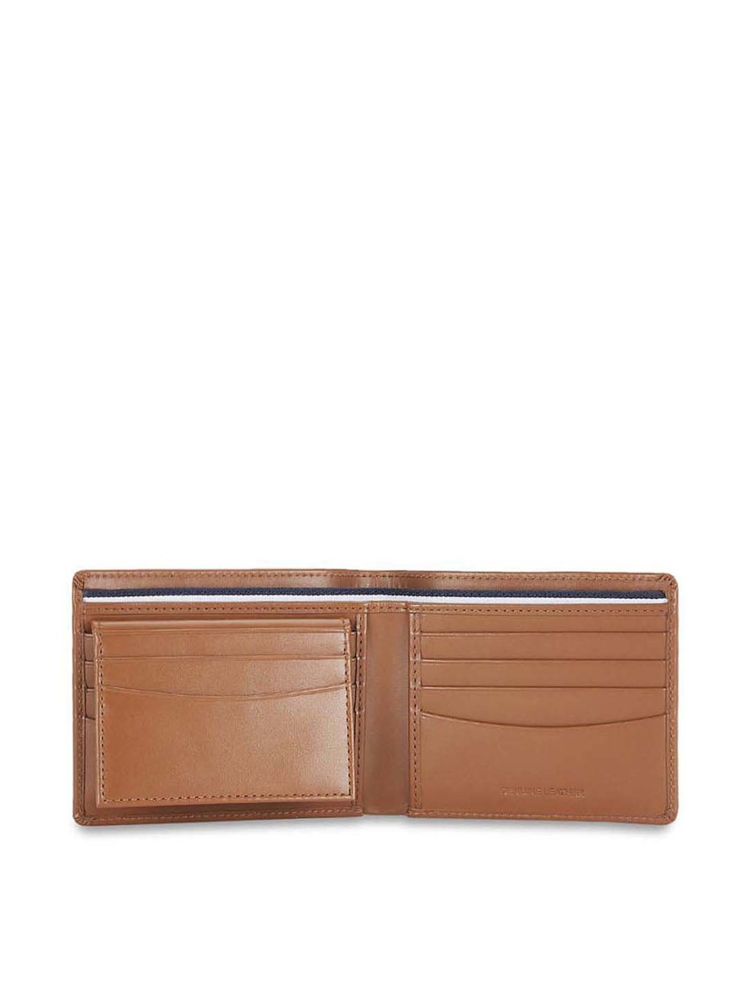 Tommy Hilfiger Horten Tan Formal Leather Bi-Fold Wallet for Men