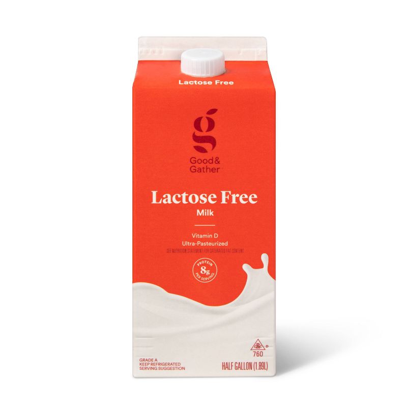 Lactose Free Vitamin D Milk - 0.5gal - Good & Gather™
