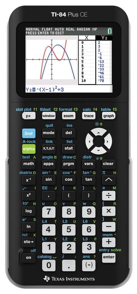Texas Instruments TI-84 Plus CE Color Graphing Calculator TI-84+CE