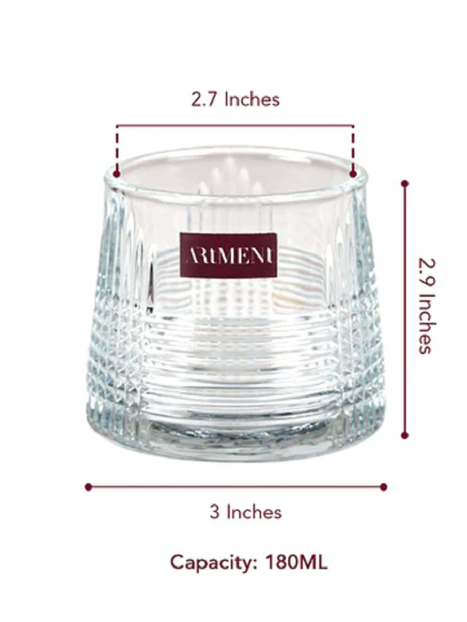 Mikasa Julie Transparent Glass Flute Glass (0.266 L) - Set of 4