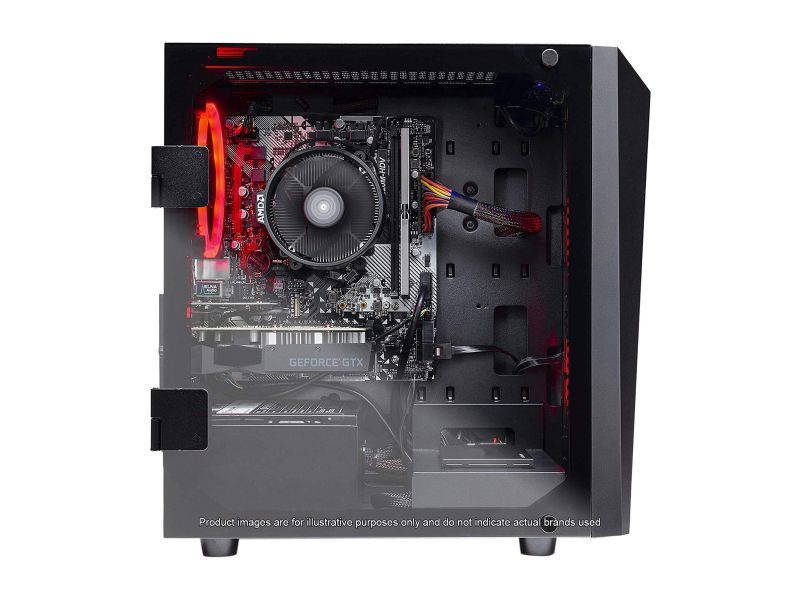 Skytech Gaming Desktop Blaze II ST-Blaze-II-2600-1660-8G3-500G-R Ryzen 5 2nd Gen 2600 (3.40 GHz) 8 GB DDR4 500 GB SSD NVIDIA GeForce GTX 1660 Windows 10 Home 64-bit