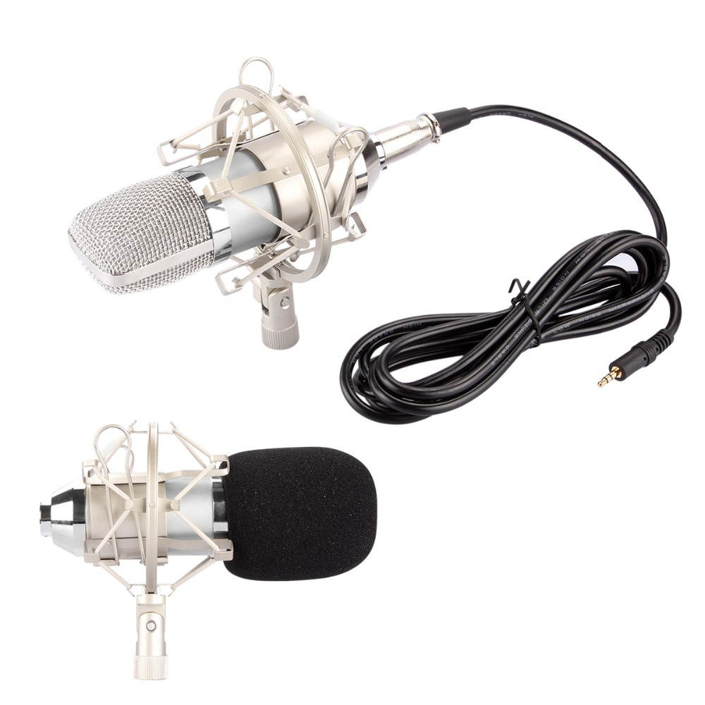 Professional Studio Condenser Microphone Kit Recording Broadcasting Shock Mount