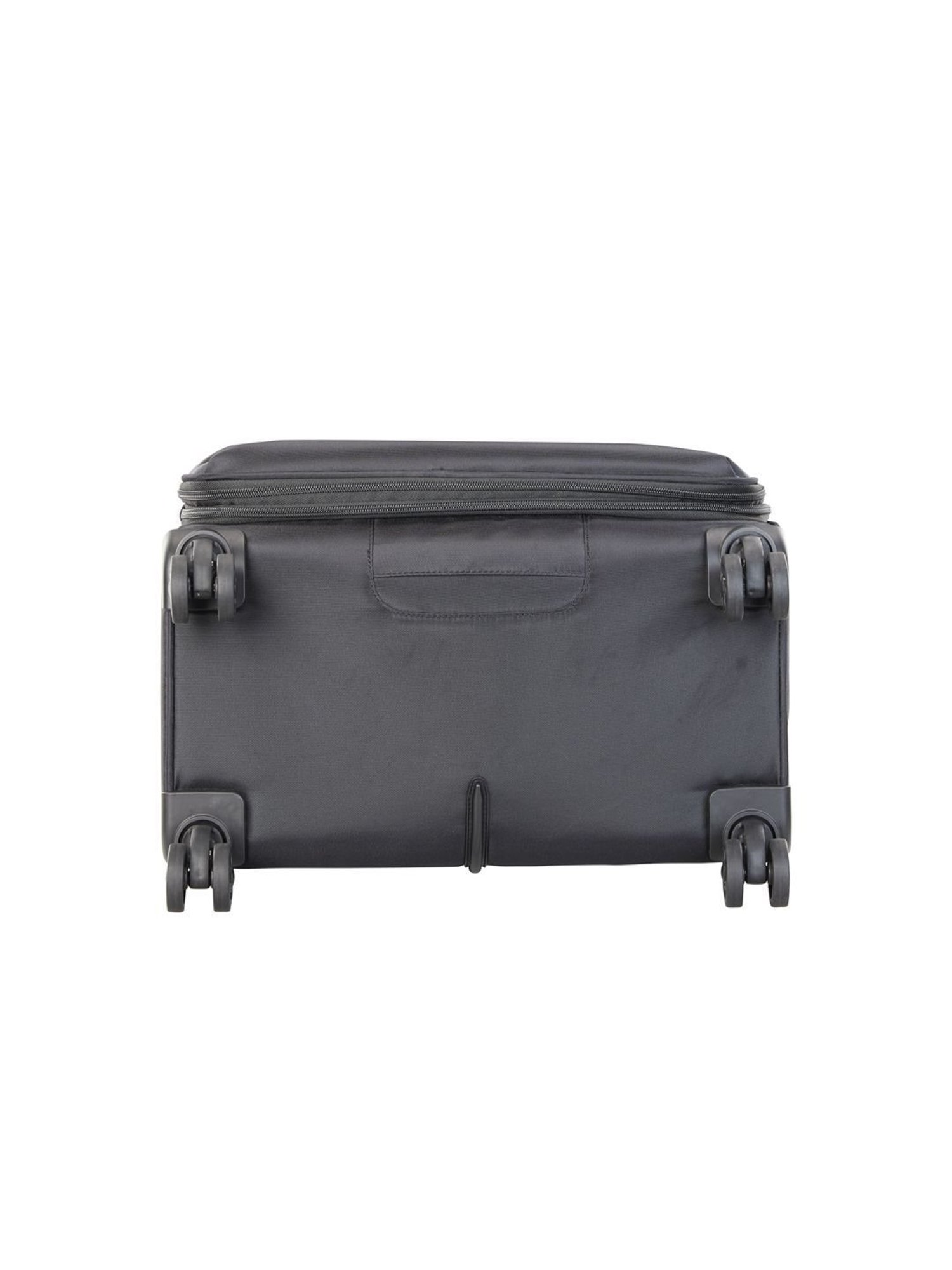 VIP Black 8 Wheels Large Soft Cabin Trolley Bag 46.5 cm