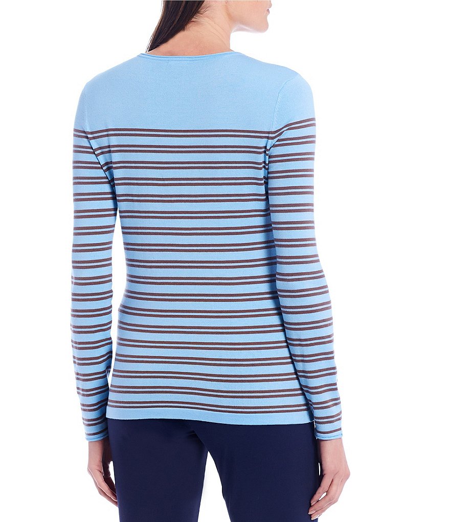 J.McLaughlin Stripe Poet Sweater