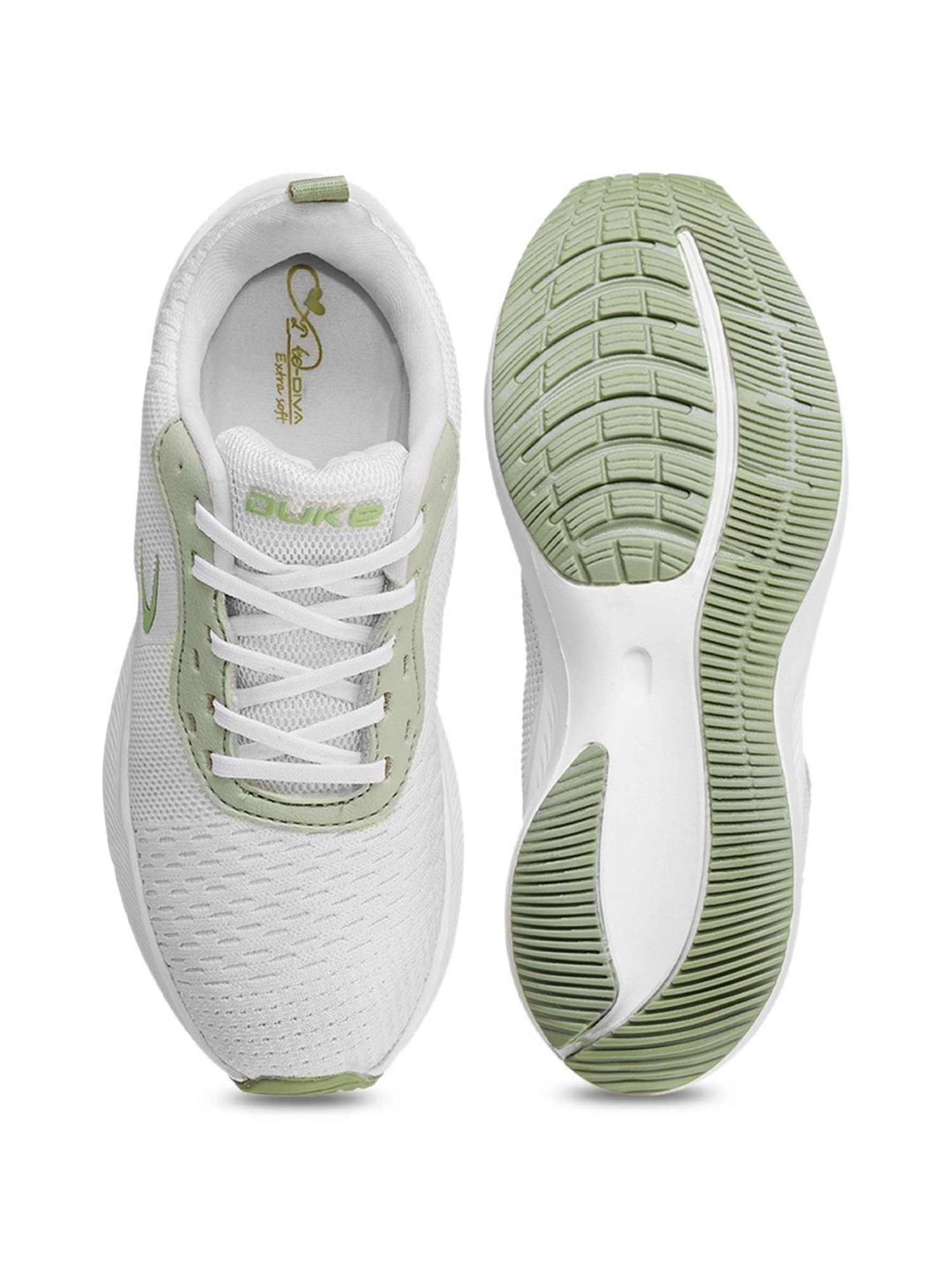 Duke Women's White Running Shoes