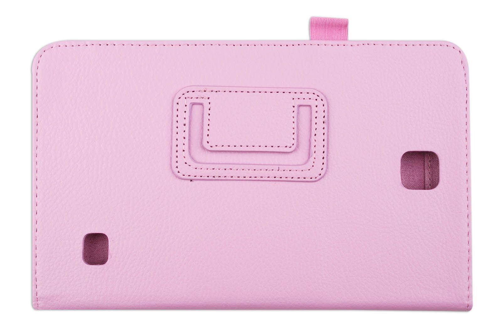 Hellfire Trading Magnetic PU Leather Case Cover for Samsung Galaxy Tab 4 8" T330 - Black