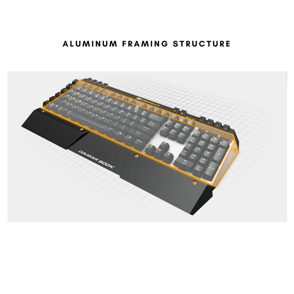 Cougar Keyboard KBC600-1IS 600K Mechanical Gaming USB Red Retail