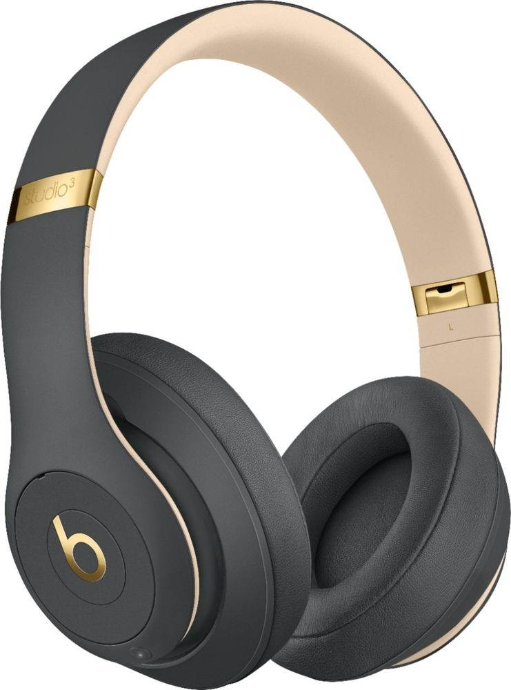 Beats Noise Cancelling Over-Ear Studio3 Wireless Headphones The Skyline Collection - Desert Sand (MTQX2LL/A)