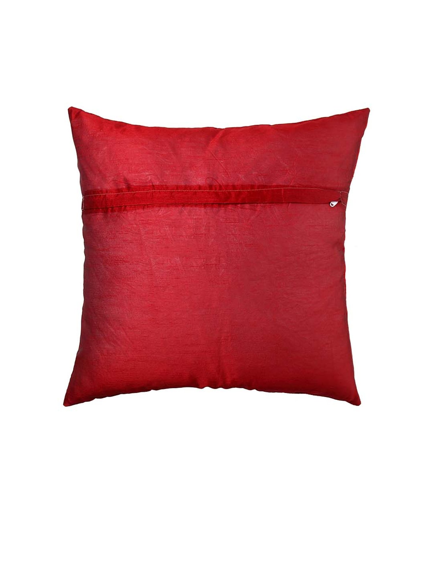 HOSTA HOMES Red Velvet Cushion Covers - Set of 2