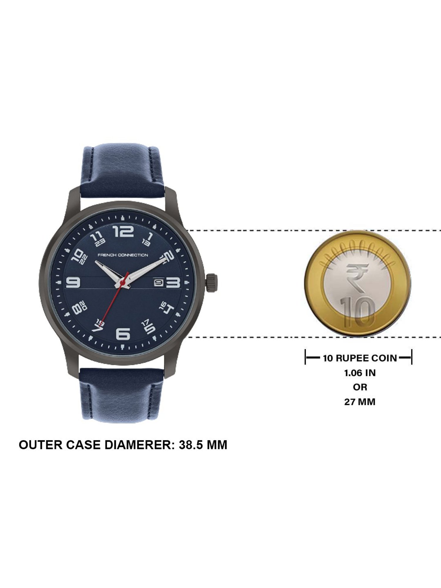 French Connection FCN00046H Avenir Analog Watch for Men