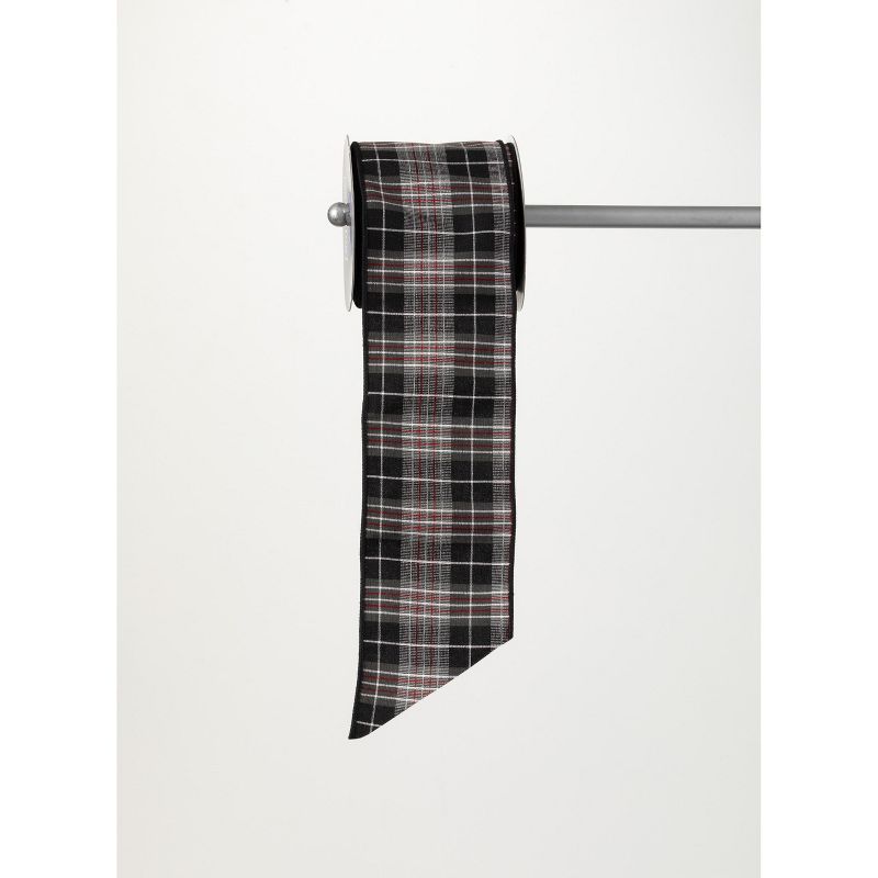 Sullivans 30'L Plaid Ribbon 360"L Multicolored