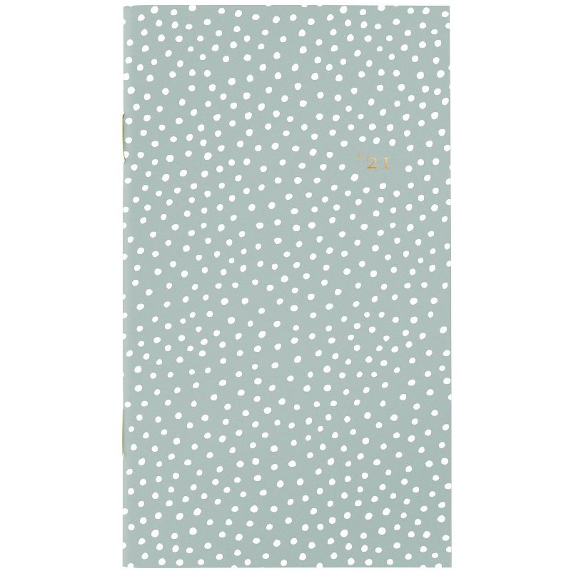 2021 Planner 3.625" x 6.25" Packet Stitched Green Dot - Sugar Paper™