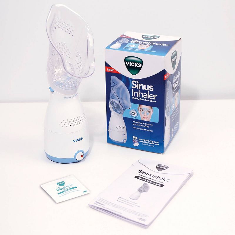 Vicks Personal Steam Inhaler with Variable Steam Control & Soft Mask - 22.56oz
